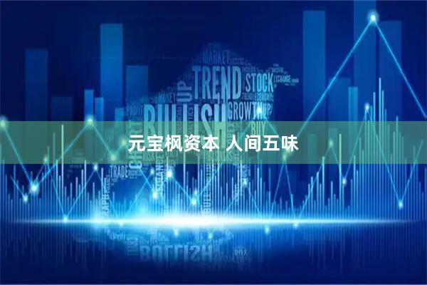 元宝枫资本 人间五味